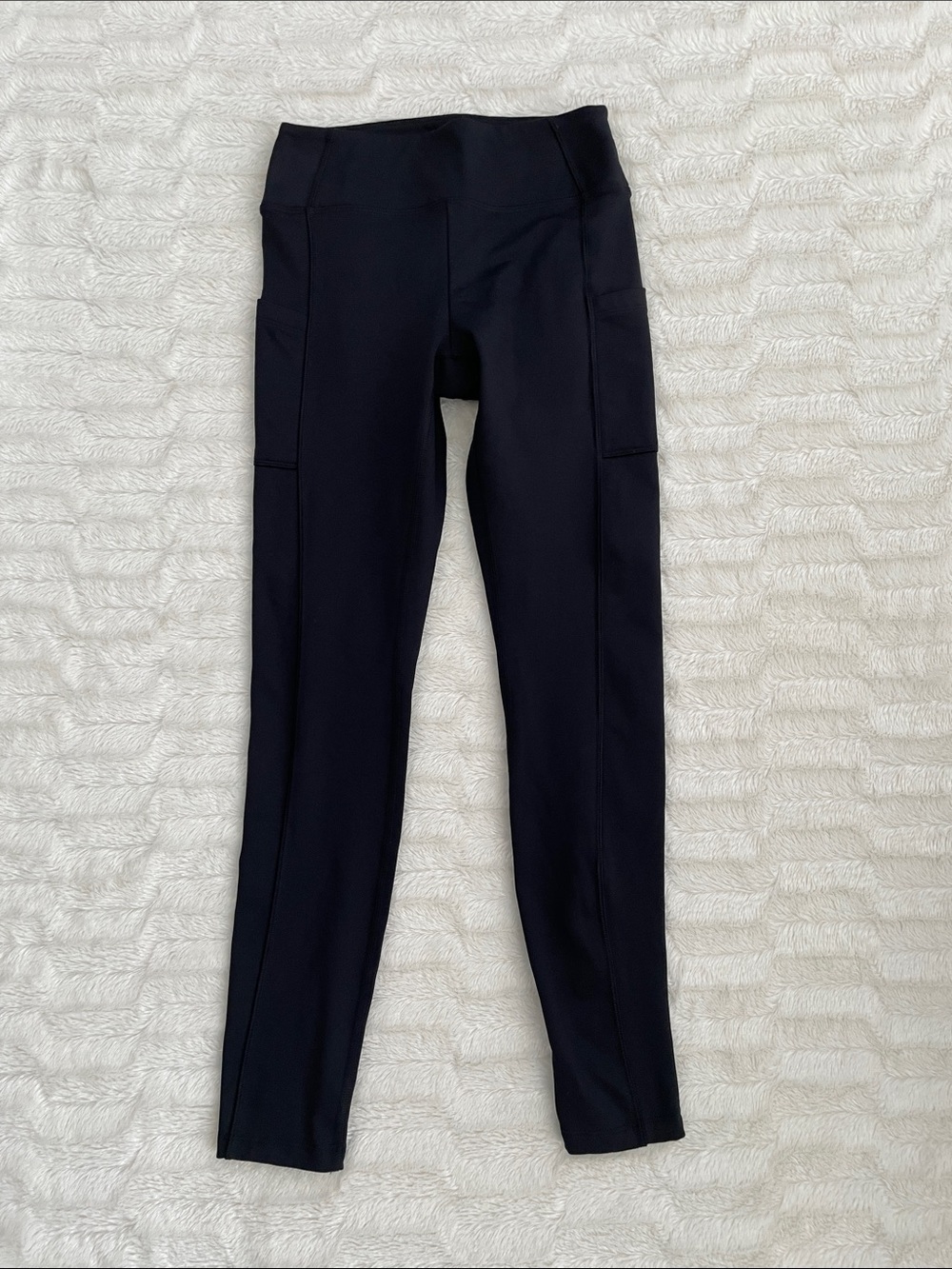 Victoria's Secret Black High-Waist Leggings with Side Pockets